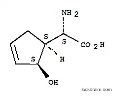 3-사이클로펜텐-1-아세트산, 알파-아미노-2-하이드록시-, (alphaS,1S,2S)-(9CI)