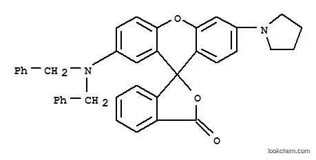 7'-(ジベンジルアミノ)-3'-(ピロリジン-1-イル)-3H-スピロ[2-ベンゾフラン-1,9'-キサンテン]-3-オン