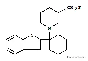 3-플루오로메틸-1-(1-(2-벤조티에닐)사이클로헥실)피페리딘