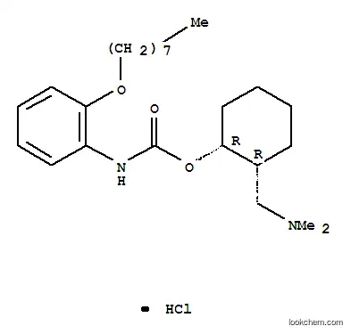 [(1R,2R)-2-(디메틸아미노메틸)시클로헥실] N-(2-옥톡시페닐)카르바메이트 및 염산염