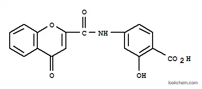 2-(2-포름아미도-4-옥소-크로멘-3-일)옥시벤조산