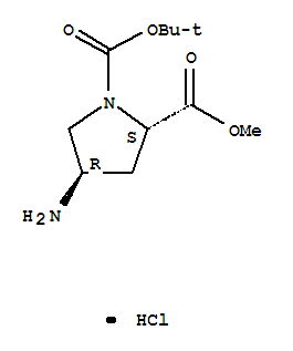 Boc-(2S,4R)-4-amino-prolinemethylester,hydrochloride(1:1)
