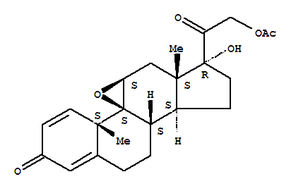 9b,11b-Epoxy-17,21-dihydroxypregna-1,4-diene-3,20-dione21-acetate
