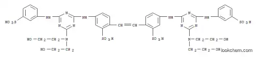 4,4′-ビス[4-[ビス(2-ヒドロキシエチル)アミノ]-6-(m-スルホアニリノ)-1,3,5-トリアジン-2-イルアミノ]-2,2′-スチルベンジスルホン酸
