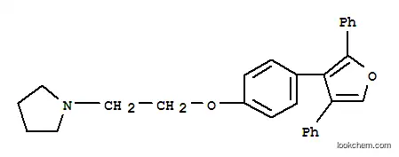 1-[2-[4-(2,4-ジフェニル-3-フリル)フェノキシ]エチル]ピロリジン