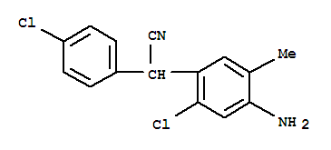 2-(4-Amino-2-chloro-5-methylphenyl)-2-(4-chlorophenyl)acetonitrile