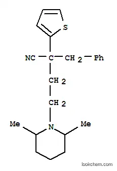 2,6-디메틸-α-(페닐메틸)-α-(2-티에닐)-1-피페리딘부티로니트릴
