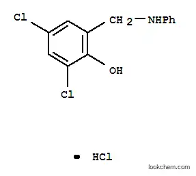페놀, 2,4-디클로로-6-(페닐아미노)메틸-, 염산염