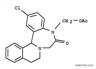 5,9,10,14b-テトラヒドロ-2-クロロ-5-(ヒドロキシメチル)イソキノ[2,1-d][1,4]ベンゾジアゼピン-6(7H)-オンアセタート