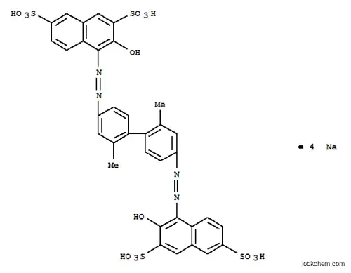4,4′-[(2,2′-ジメチル-1,1′-ビフェニル-4,4′-ジイル)ビスアゾ]ビス(3-ヒドロキシ-2,7-ナフタレンジスルホン酸ジナトリウム)