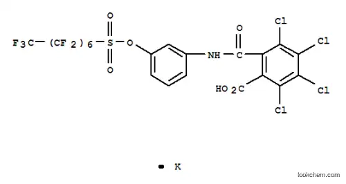 2,3,4,5-テトラクロロ-6-[[[3-[[(ペンタデカフルオロヘプチル)スルホニル]オキシ]フェニル]アミノ]カルボニル]安息香酸カリウム