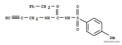 벤젠술폰아미드, 4-메틸-N-(((페닐메틸)아미노)(2-프로피닐아미노)메틸렌)-,