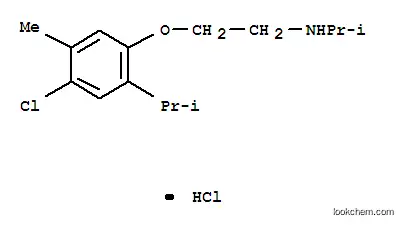 4-클로로-2-이소프로필-베타-(N-이소프로필아미노)-5-메틸페네톨 염산염