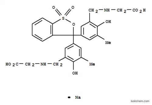 N,N′-[(3H-2,1-ベンゾオキサチオール1,1-ジオキシド)-3-イリデンビス[(6-ヒドロキシ-5-メチル-3,1-フェニレン)メチレン]]ビスグリシン1-ナトリウム