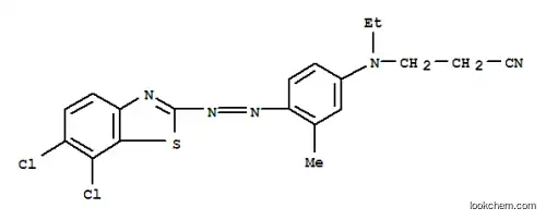 3-[エチル[4-(6,7-ジクロロ-2-ベンゾチアゾリルアゾ)-3-メチルフェニル]アミノ]プロパンニトリル