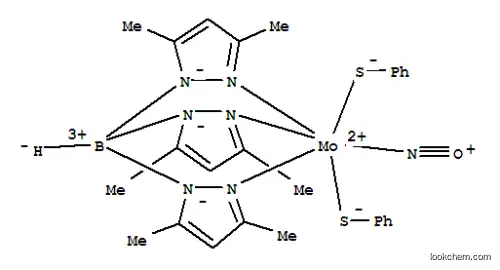 비스(벤젠티올레이토)니트로실(트리스(3,5-디메틸-1-피라졸릴)하이드로보라토)몰리브덴(II)