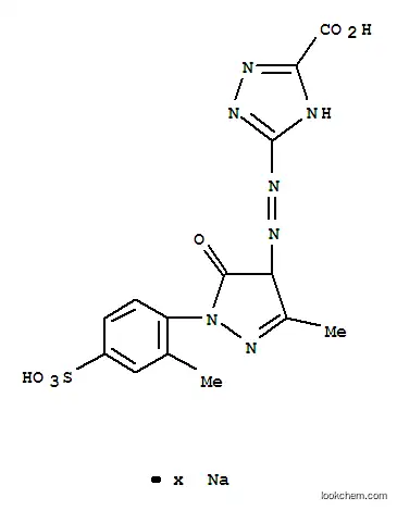 5-[[[4,5-ジヒドロ-3-メチル-1-(2-メチル-4-スルホフェニル)-5-オキソ-1H-ピラゾール]-4-イル]アゾ]-1H-1,2,4-トリアゾール-3-カルボン酸/ナトリウム,(1:x)