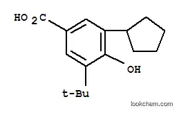 3-시클로펜틸-5-tert-부틸-4-히드록시벤조산