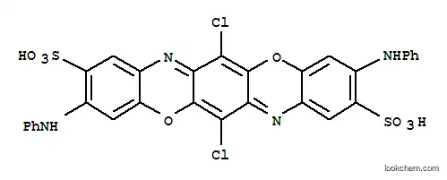 6,13-ジクロロ-3,10-ビス(フェニルアミノ)-2,9-トリフェノジオキサジンジスルホン酸