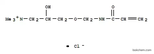 2-ヒドロキシ-N,N,N-トリメチル-3-[[(1-オキソ-2-プロペニル)アミノ]メトキシ]-1-プロパンアミニウム?クロリド