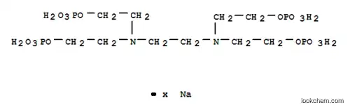 10,10- 디 하이드 록시 -3,6- 비스 [2- (포스 포노 옥시) 에틸] -9- 옥사 -3,6- 디아 자 -10- 포스 파데 실 인산이 수소 10- 옥사이드, 나트륨 염