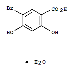 Benzoic acid,5-bromo-2,4-dihydroxy-, hydrate (1:1)