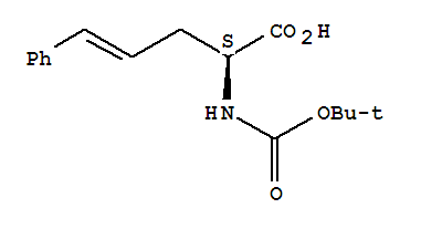 4-Pentenoicacid,2-[[(1,1-dimethylethoxy)carbonyl]amino]-5-phenyl-,(2S)-