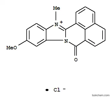 10-メトキシ-13-メチル-7-オキソ-7H-ベンゾイミダゾ[2,1-a]ベンゾ[de]イソキノリン-13-イウム?クロリド