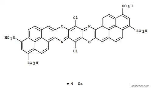 8,19-ジクロロジフェナレノ[1,9-ab:1′,9′-lm]トリフェノジオキサジン-1,3,12,14-テトラスルホン酸テトラナトリウム