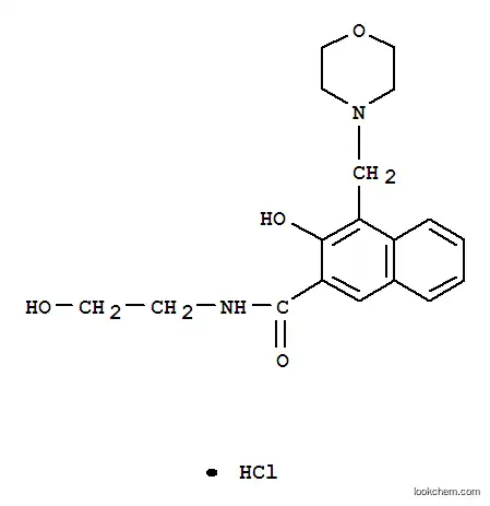 3-히드록시-N-(2-히드록시에틸)-4-(모르폴리노메틸)나프탈렌-2-카르복사미드 염산염