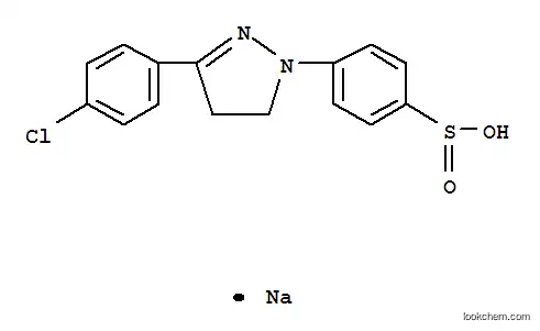 나트륨 p-[3-(p-클로로페닐)-4,5-디히드로-1H-피라졸-1-일]벤젠술피네이트