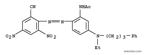 N-[2-[(2-シアノ-4,6-ジニトロフェニル)アゾ]-5-[エチル(3-フェニルプロピル)アミノ]フェニル]アセトアミド
