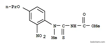 [[N-메틸-N-(2-니트로-4-프로폭시페닐)아미노]티옥소메틸]카르밤산 메틸 에스테르