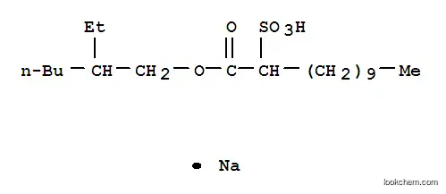 나트륨 1- (2- 에틸 헥 톡시 카르 보닐) 운데 칸 -1- 설포 네이트