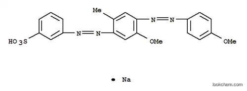 3-[[5-메톡시-4-[(4-메톡시페닐)아조]-2-메틸페닐]아조]벤젠술폰산 나트륨염