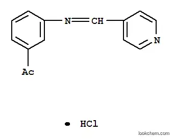 1-(3-((4-피리디닐메틸렌)아미노)페닐)에타논 모노염산염