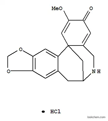 3H-7,13b-Methano(1,3)benzodioxolo(5,6-e)(2)benzazocin-3-one, 5,6,7,8-t etrahydro-2-methoxy-, 염산염, (+- )-, 수화물 (2:2:1)