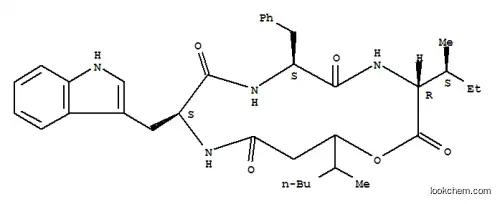 N-[N-[N-(3-히드록시-4-메틸-1-옥소옥틸)-L-트립토필]-L-페닐알라닐]-D-알로이소류신 λ-락톤