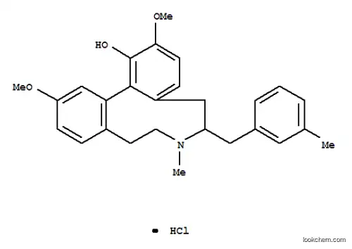 5H-디벤즈(d,f)아조닌-1-올, 6,7,8,9-테트라히드로-2,12-디메톡시-7-메틸-6-((3-메틸페닐)메틸)-, 염산염, (- )-