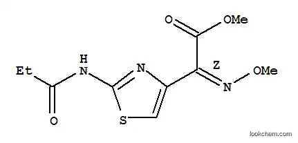 메틸 (Z)-알파-(메 톡시이 미노) -2-((1- 옥소 프로필) 아미노) -4- 티아 졸아 세타 테