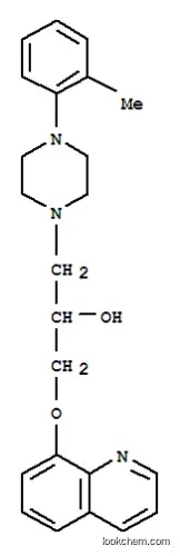 1-피페라진에탄올, 4-(2-메틸페닐)-알파-((8-퀴놀리닐옥시)메틸 )-