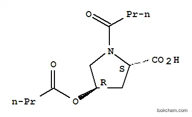 트랜스-4-(1-옥소부톡시)-1-(1-옥소부틸)-L-프롤린