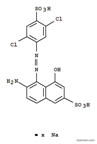 6-アミノ-5-[(2,5-ジクロロ-4-スルホフェニル)アゾ]-4-ヒドロキシ-2-ナフタレンスルホン酸/ナトリウム,(1:x)