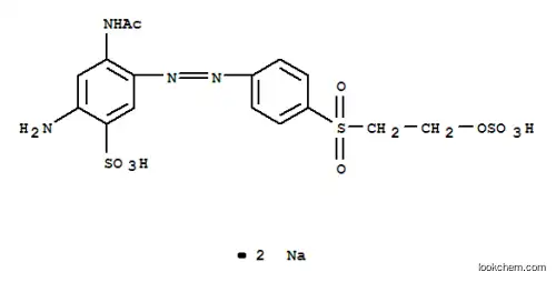 벤젠술폰산, 4-(아세틸아미노)-2-아미노-5-[[4-[[2-(술폭시)에틸]술포닐]페닐]아조]-, 이나트륨 염