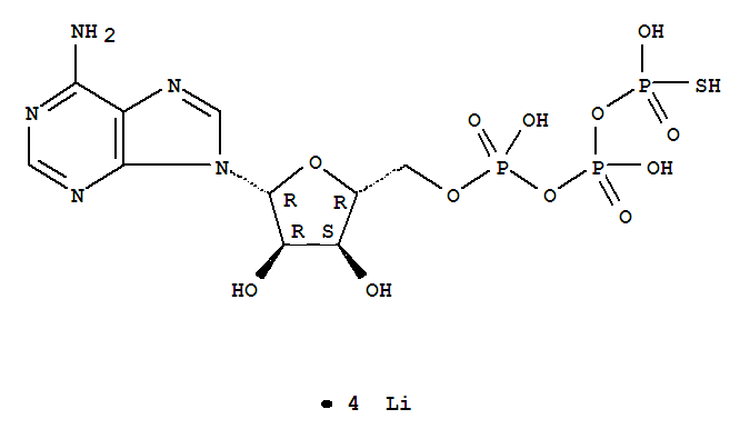 Adenosine5'-(trihydrogen diphosphate), P'-anhydride with phosphorothioic acid, lithiumsalt (1:4)                                                                                                        