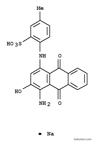 2-[[(4-アミノ-9,10-ジヒドロ-3-ヒドロキシ-9,10-ジオキソアントラセン)-1-イル]アミノ]-5-メチルベンゼンスルホン酸ナトリウム