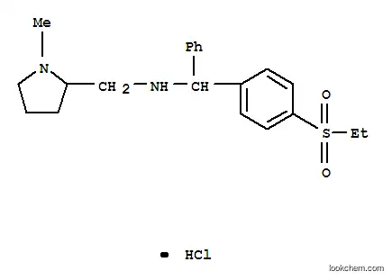 N-[[4-(에틸술포닐)페닐]벤질]-1-메틸피롤리딘-2-메틸아민 모노염산염