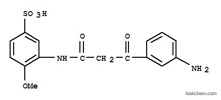 3-[3-(3-アミノフェニル)-3-オキソプロパンアミド]-4-メトキシベンゼン-1-スルホン酸