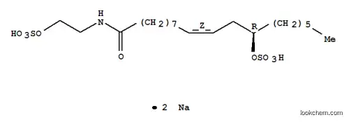 이나트륨 수소(R)-12-(술포나토옥시)-N-[2-(술포나토옥시)에틸]올레아미데이트