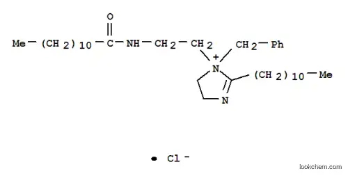 4,5-ジヒドロ-1-[2-[(1-オキソドデシル)アミノ]エチル]-1-(フェニルメチル)-2-ウンデシルイミダゾール-1-イウム?クロリド